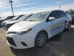 Salvage cars for sale at Moraine, OH auction: 2014 Toyota Corolla L