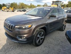 Salvage cars for sale at Madisonville, TN auction: 2019 Jeep Cherokee Limited