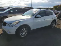 Salvage cars for sale at East Granby, CT auction: 2010 Infiniti EX35 Base