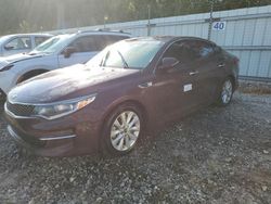 Salvage cars for sale at Spartanburg, SC auction: 2018 KIA Optima EX