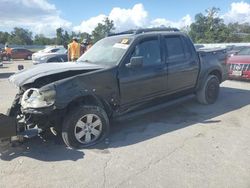 Salvage cars for sale at auction: 2009 Ford Explorer Sport Trac XLT