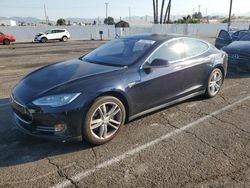 Salvage cars for sale at Van Nuys, CA auction: 2013 Tesla Model S