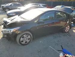 2018 KIA Forte LX en venta en Waldorf, MD