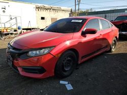 Honda Civic salvage cars for sale: 2016 Honda Civic LX