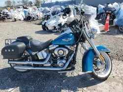 Salvage cars for sale from Copart Riverview, FL: 2015 Harley-Davidson Flstn Softail Deluxe