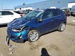 Salvage cars for sale at Woodhaven, MI auction: 2019 Chevrolet Trax Premier