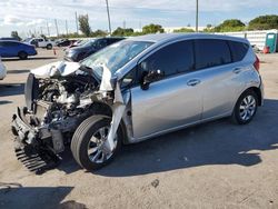 Nissan salvage cars for sale: 2018 Nissan Versa Note S