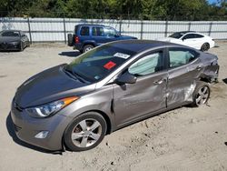 Salvage cars for sale at Hampton, VA auction: 2013 Hyundai Elantra GLS