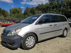 Salvage cars for sale at Waldorf, MD auction: 2008 Honda Odyssey LX