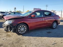 Salvage cars for sale at Chicago Heights, IL auction: 2017 Nissan Sentra S