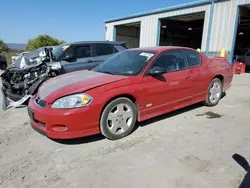 Salvage cars for sale at Chambersburg, PA auction: 2007 Chevrolet Monte Carlo SS