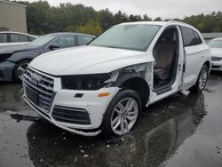 Salvage cars for sale at Exeter, RI auction: 2020 Audi Q5 Premium