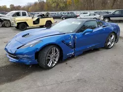 Salvage cars for sale at Ellwood City, PA auction: 2014 Chevrolet Corvette Stingray Z51 3LT