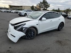 Salvage cars for sale at San Martin, CA auction: 2021 Tesla Model Y