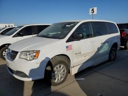 Salvage cars for sale at Grand Prairie, TX auction: 2017 Dodge Grand Caravan SE