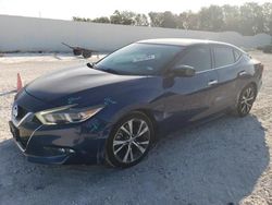 Salvage cars for sale at New Braunfels, TX auction: 2017 Nissan Maxima 3.5S