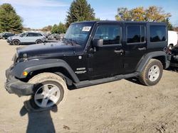 Jeep Wrangler Unlimited Sport salvage cars for sale: 2017 Jeep Wrangler Unlimited Sport