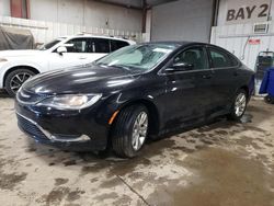 Salvage cars for sale at Elgin, IL auction: 2016 Chrysler 200 Limited