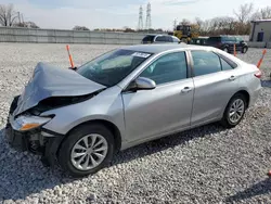 Vehiculos salvage en venta de Copart Barberton, OH: 2017 Toyota Camry LE