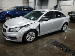 Salvage cars for sale at Ham Lake, MN auction: 2015 Chevrolet Cruze LS