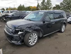 Salvage cars for sale at Denver, CO auction: 2016 Ford Flex SEL