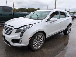 Salvage cars for sale at Riverview, FL auction: 2017 Cadillac XT5 Platinum