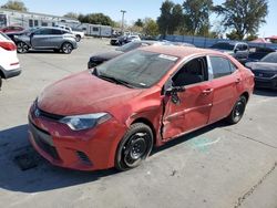 Toyota salvage cars for sale: 2016 Toyota Corolla L