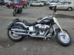 Salvage motorcycles for sale at Pennsburg, PA auction: 2014 Harley-Davidson Flstf Fatboy