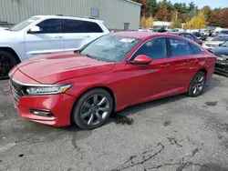 Salvage cars for sale from Copart Exeter, RI: 2020 Honda Accord Sport