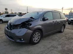 Salvage cars for sale at Chicago Heights, IL auction: 2012 Toyota Sienna XLE