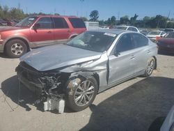 Salvage cars for sale at Bridgeton, MO auction: 2014 Infiniti Q50 Base