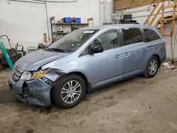 Salvage cars for sale at Ham Lake, MN auction: 2011 Honda Odyssey EXL