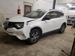 Salvage cars for sale at Ham Lake, MN auction: 2017 Toyota Rav4 LE