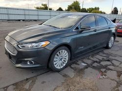 Salvage cars for sale at Littleton, CO auction: 2015 Ford Fusion SE Hybrid