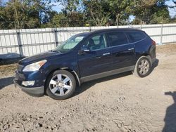 Chevrolet salvage cars for sale: 2012 Chevrolet Traverse LT