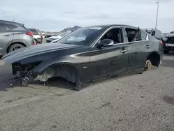 Salvage cars for sale at North Las Vegas, NV auction: 2018 Infiniti Q50 Luxe