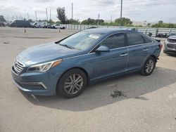 Salvage cars for sale at Miami, FL auction: 2015 Hyundai Sonata SE