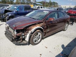 Salvage cars for sale at Spartanburg, SC auction: 2015 Ford Fusion Titanium Phev