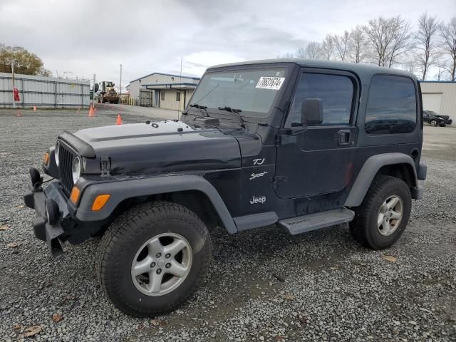 2002 Jeep Wrangler / TJ Sport