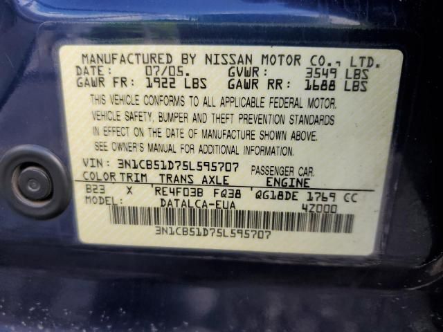 2005 Nissan Sentra 1.8