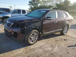 Salvage cars for sale at Lexington, KY auction: 2015 KIA Sorento LX