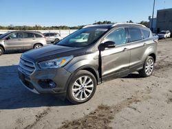 Salvage cars for sale at Fredericksburg, VA auction: 2017 Ford Escape Titanium