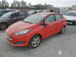 Salvage cars for sale at Spartanburg, SC auction: 2015 Ford Fiesta SE