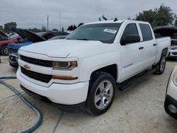 Salvage vehicles for parts for sale at auction: 2018 Chevrolet Silverado C1500 Custom