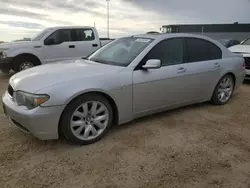 Salvage cars for sale at Nisku, AB auction: 2003 BMW 745 I