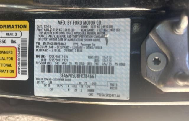 2015 Ford Fusion Titanium Phev