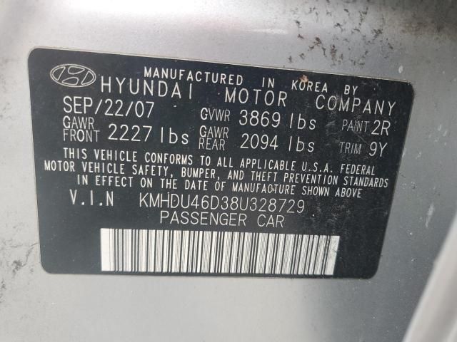 2008 Hyundai Elantra GLS