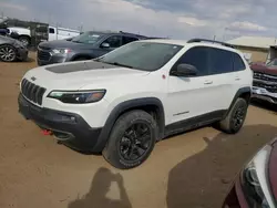 Salvage cars for sale at Brighton, CO auction: 2019 Jeep Cherokee Trailhawk