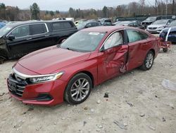 Honda salvage cars for sale: 2021 Honda Accord LX