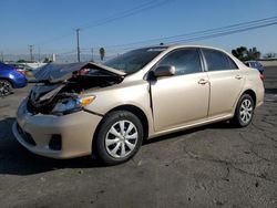 Salvage cars for sale at Colton, CA auction: 2011 Toyota Corolla Base